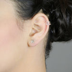 Load image into Gallery viewer, Two Bell Row Ear Cuff for Women by Ravia
