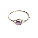 Load image into Gallery viewer, Charming Amethyst Bangle Bracelet for Women
