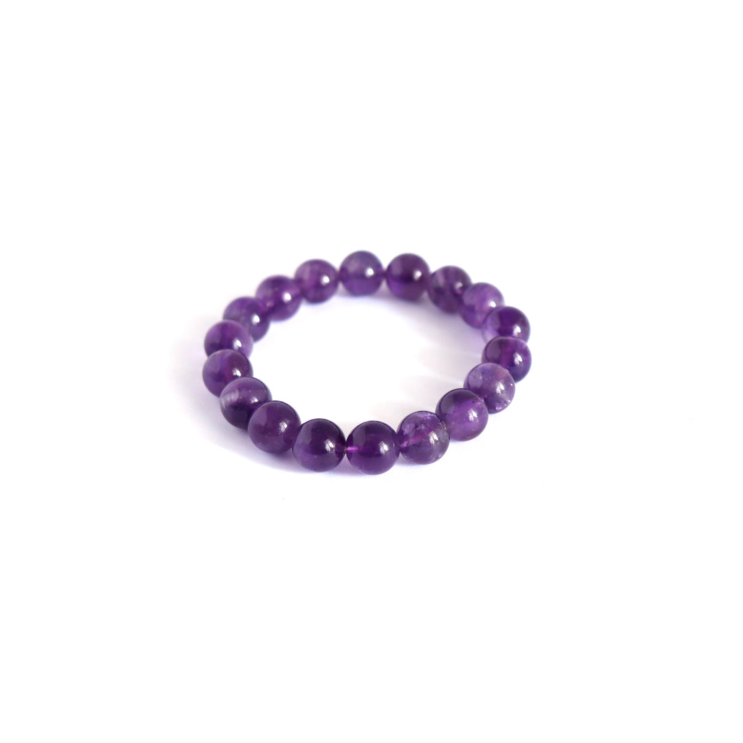 Phantom Amethyst  Beaded  Bracelet