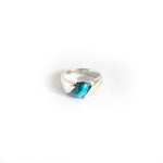 Load image into Gallery viewer, Tilt Drop Turquoise Ring
