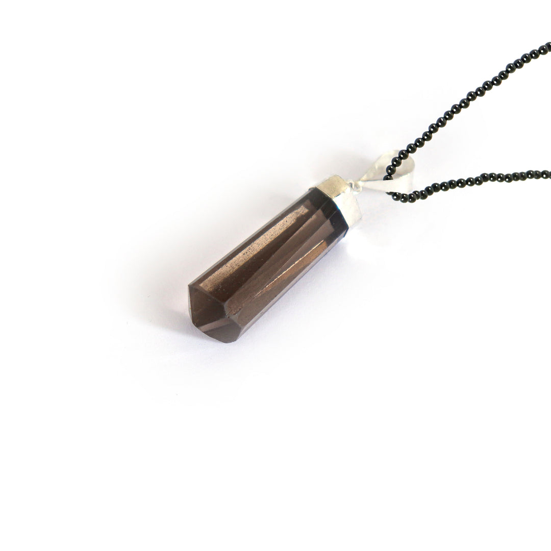 Confine Rough Smoky Quartz Pendant