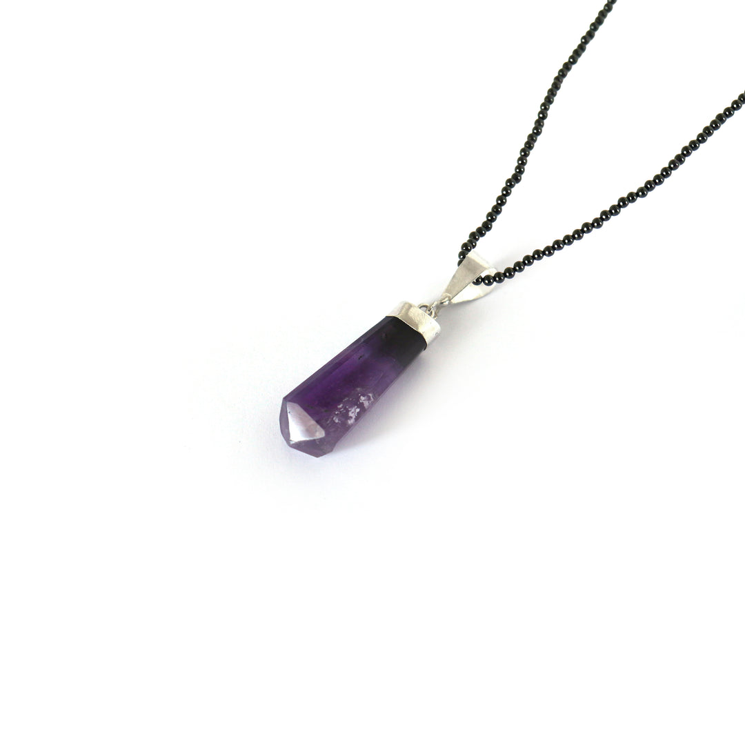 Sassy Raw Amethyst Pendant