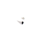 Load image into Gallery viewer, Marquise Pyramid Black Onyx Studs
