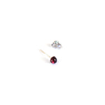 Load image into Gallery viewer, Garnet Cabochon Studs
