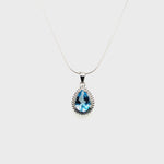 Load and play video in Gallery viewer, Divine Blue Topaz Pendant
