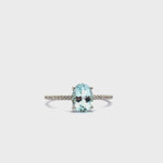 Load and play video in Gallery viewer, Luxurious Aquamarine  Ring
